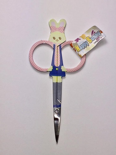 Embroidery Scissors - Pink Bunny